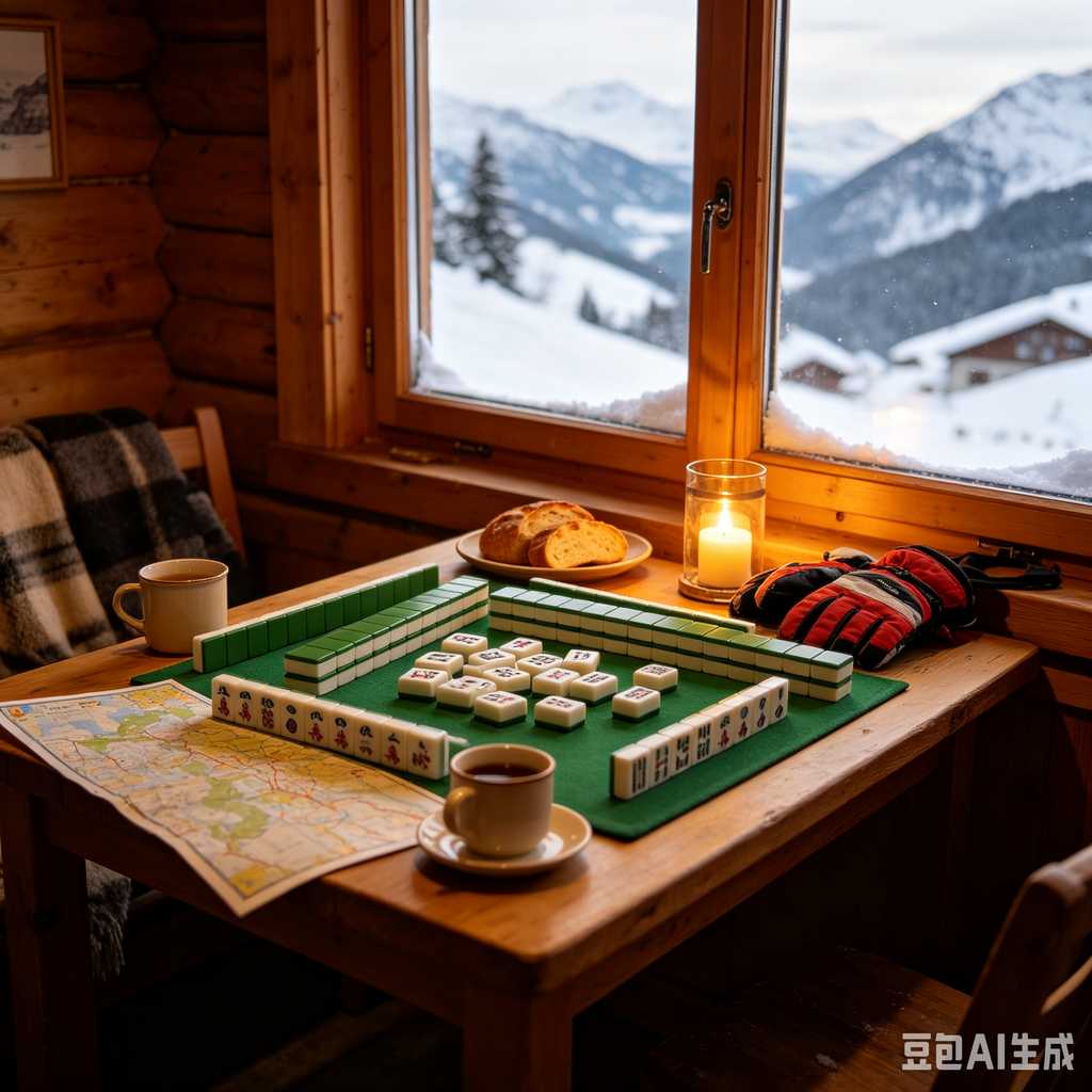 simulated ivory mahjong set