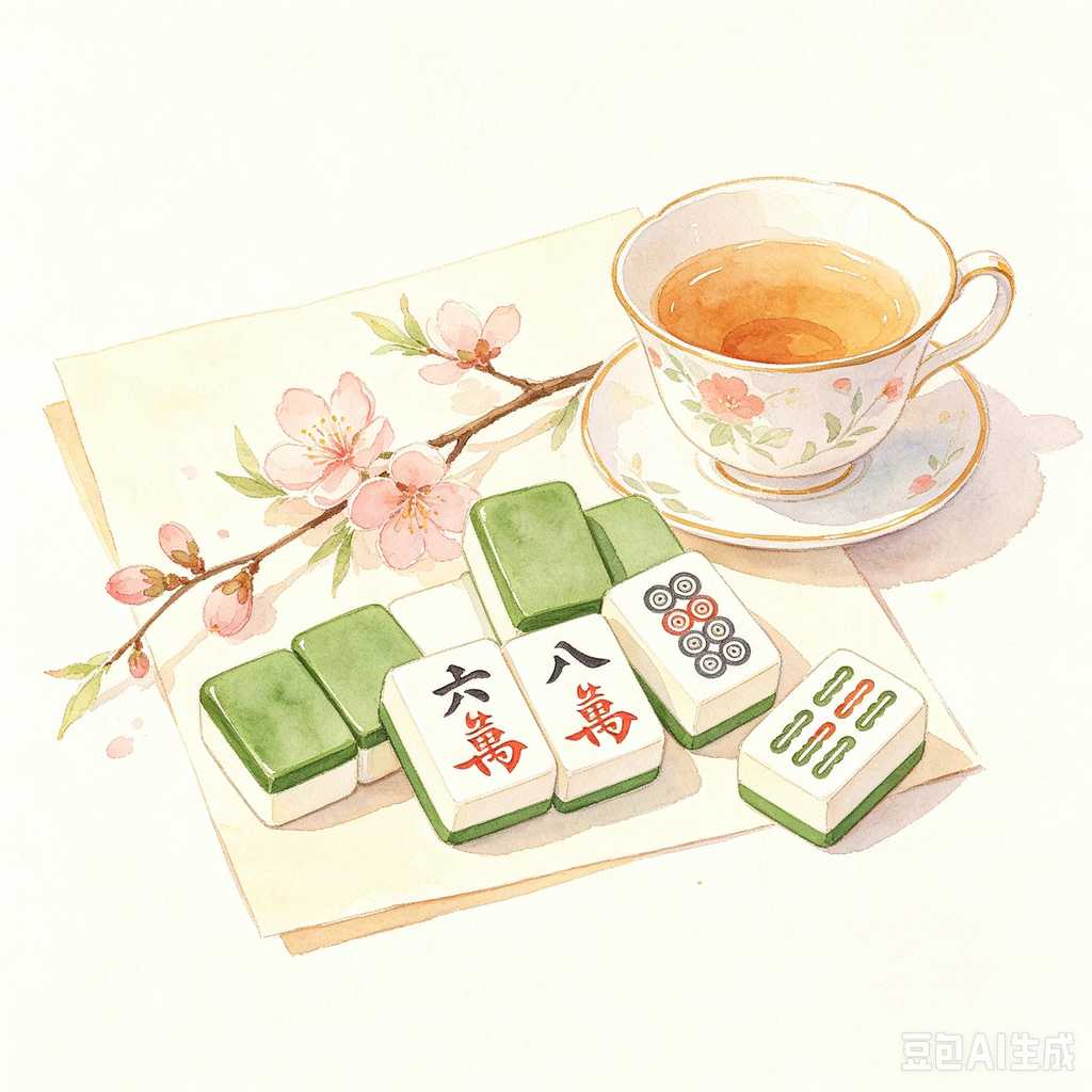 shiny mahjong tiles luxury