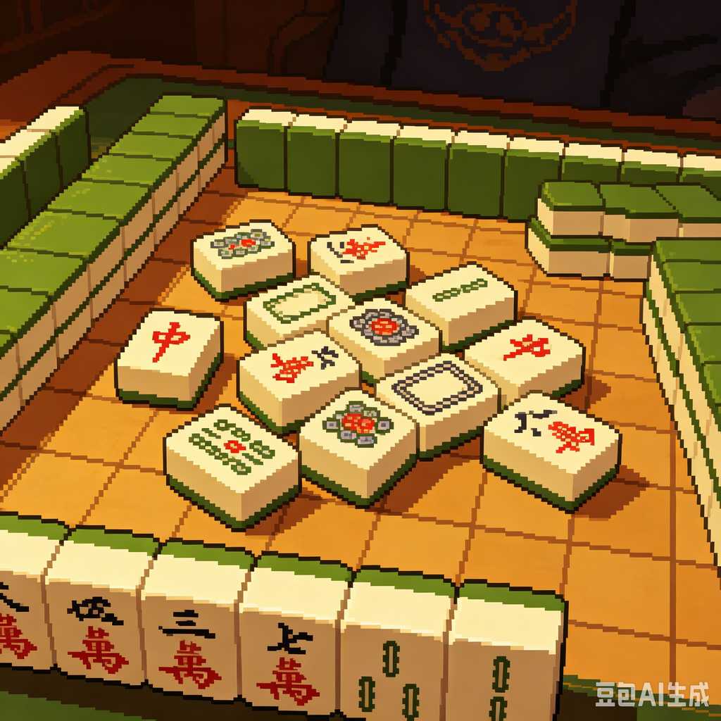 mahjong set with storage case