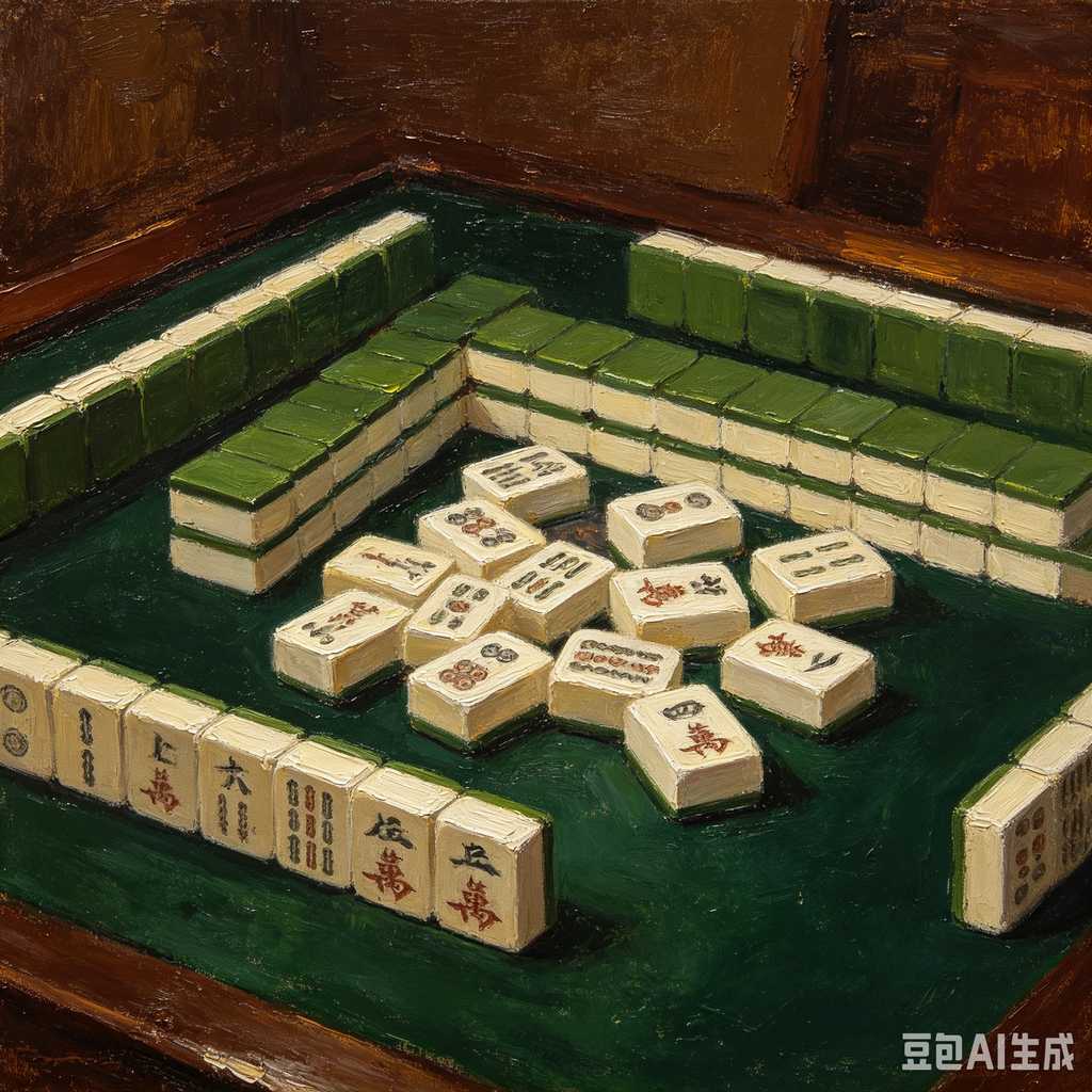 matte finish mahjong set