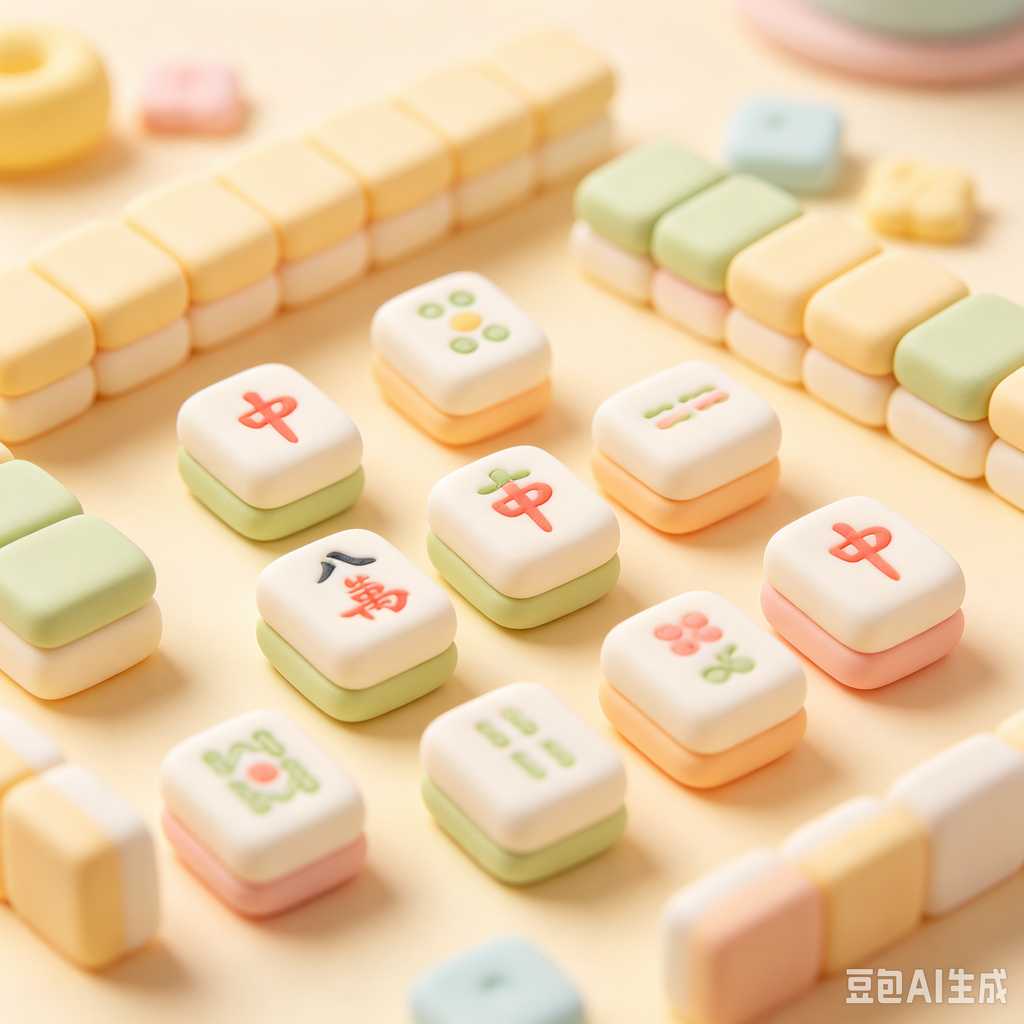 retro gift mahjong tiles
