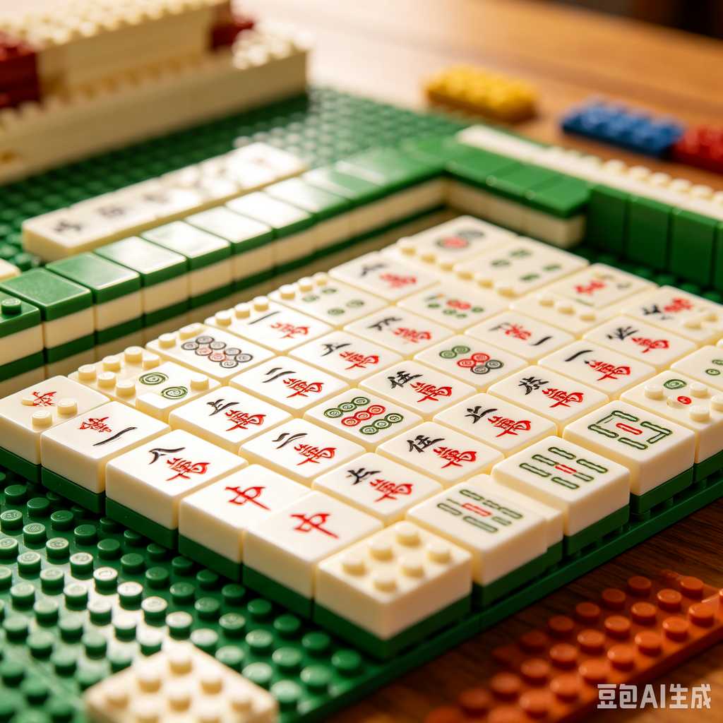 shiny mahjong tiles luxury